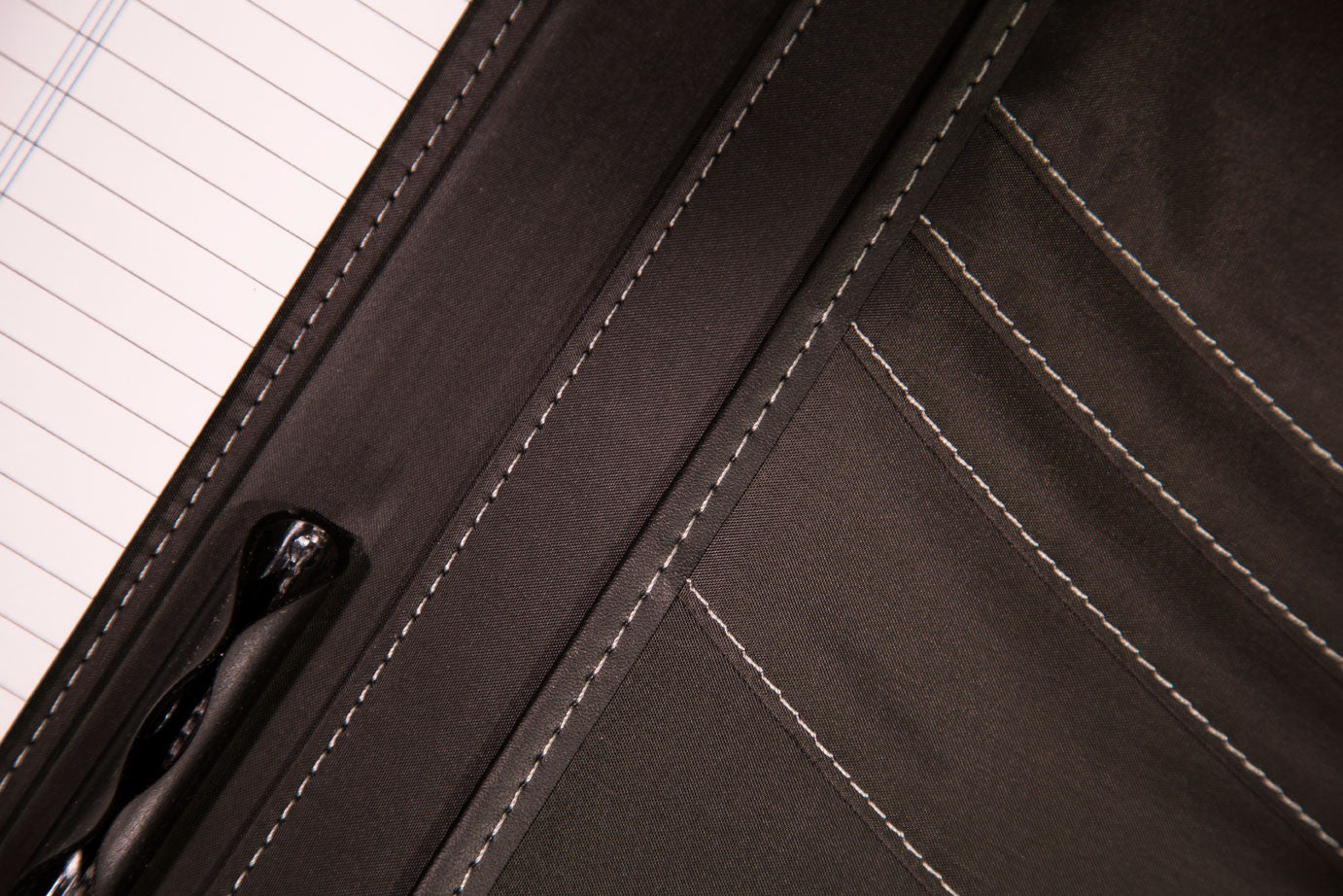Faux Leather Padfolio Stitching