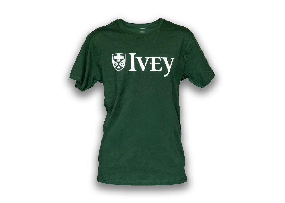 Ivey Unisex  Green Short Sleeve T-Shirt