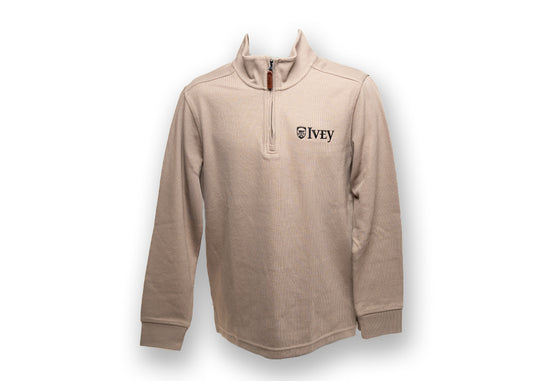 Ivey Hudson Quarter Zip Unisex Sweater